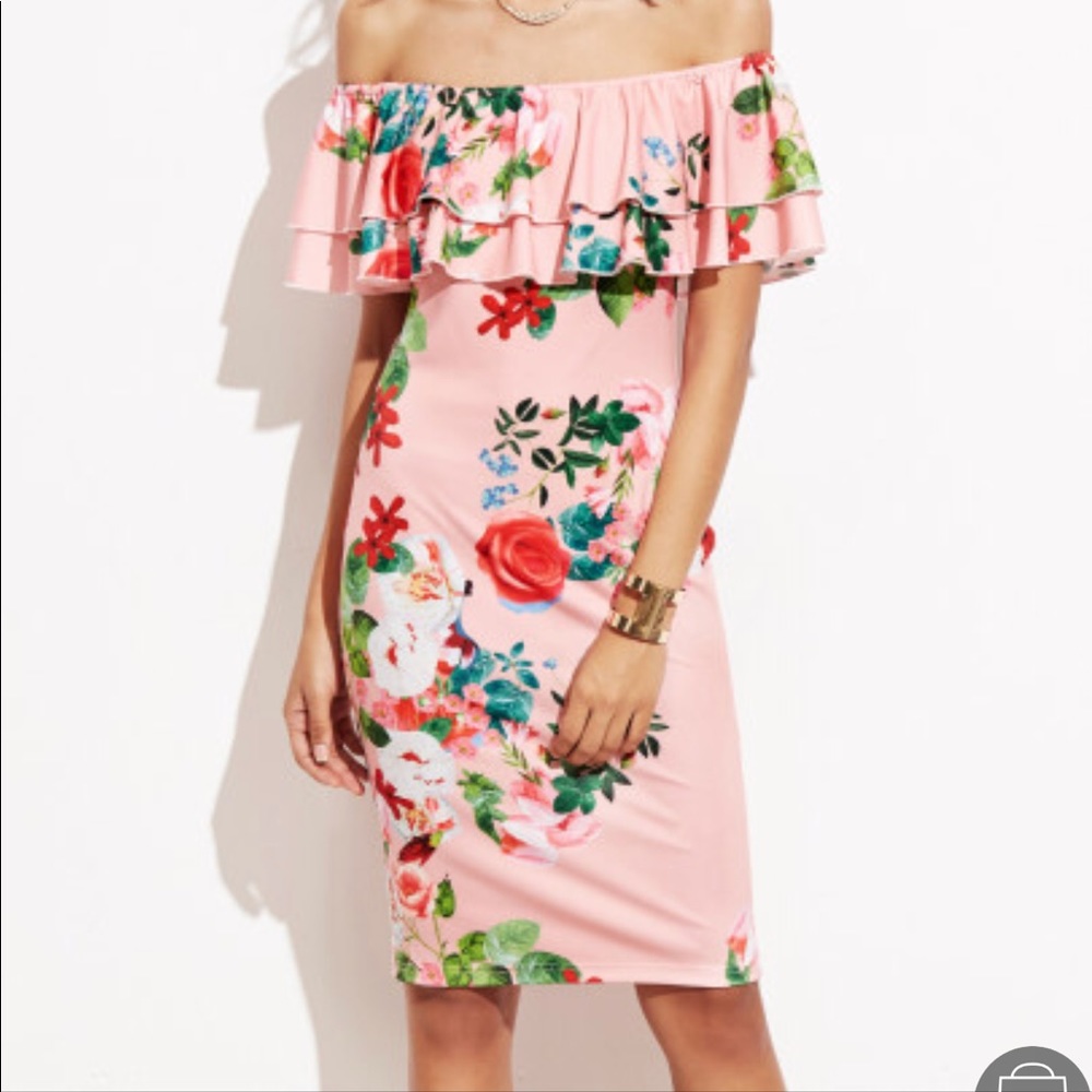 Off shoulder summer dress